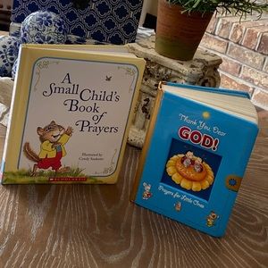 Set of 2 Children Prayer Gratitude to God Toddler Board Book Collection